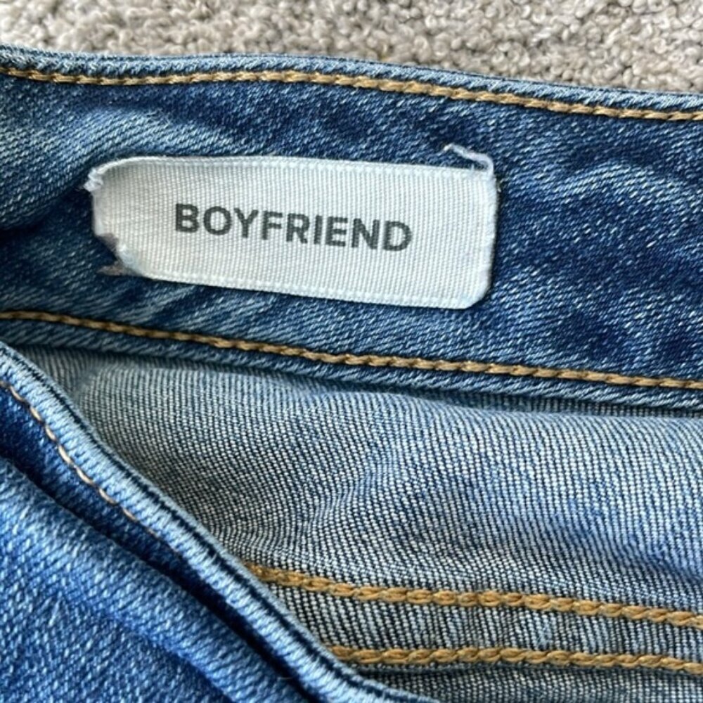 VGC Torrid Boyfriend Jean - Medium Wash - Some Distressing - Size 12R - Picture 5 of 5